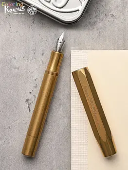 Перьевая ручка Kaweco Brass Sport, изготовленная из настоящего металла, обеспечивает плавную подачу без потери чернил. Ощущение мягкого письма.