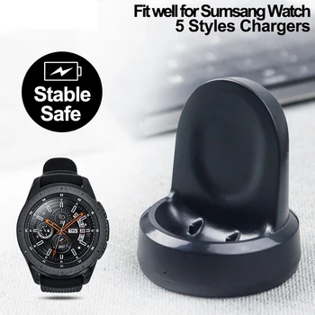 Беспроводное быстрое Зарядное Устройство для часов Док-станция Samsung Galaxy Watch 3 Active 2 1 USB-Кабель для Зарядки Galaxy Gear Sport S2 S3 Fit E