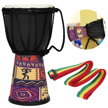 Африканский барабан 4 дюйма, ручной барабан, профессиональный Конго-барабан, традиционный африканский барабан ручной работы, резной музыкальный инструмент