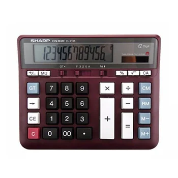 Sharp EL-2135 Компьютерный Калькулятор С Большой Кнопкой Банковского Финансового Учета Специальный Большой Настольный Офисный Бизнес Calculadoras