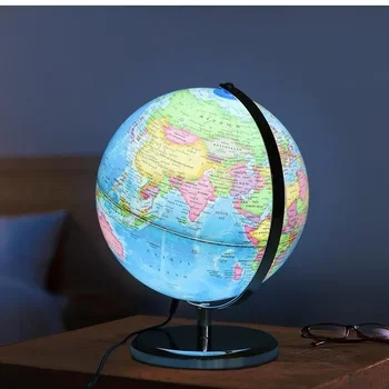 20/25 см Глобус мира Английская версия Карта мира Глобус со светодиодной подсветкой География Образовательные Принадлежности для обучения