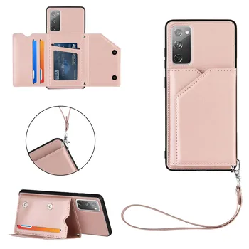 Многофункциональный прочный кожаный чехол-бумажник для карт Samsung S10 S20 Note 10 Lite, ударопрочный защитный чехол от царапин